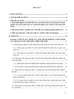 Pháp luật về hành vi cạnh tranh không lành mạnh của một số quốc gia trên thế giới và kinh nghiệm cho việt nam 