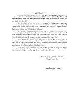 Nghiên cứu tình hình cạn kiệt, đề xuất và thiết kế giải pháp công trình đập dâng nước trên dòng chính sông hồng 