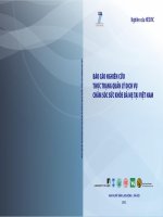 BÁO cáo NGHIÊN cứu THỰC TRẠNG QUẢN lý DỊCH vụ CHĂM sóc sức KHỎE bà mẹ tại VIỆT NAM