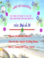 dau cua nhi thuc bac nhat