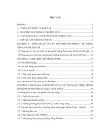 Nghiên cứu, đánh giá ảnh hưởng của các tham số trong mô hình SWMM đến kết quả tính toán mô phỏng hệ thống thoát nước 