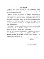 Giải pháp tăng cường công tác quản lý hệ thống đê điều hòa trên địa bàn tỉnh nam định đến năm 2020 