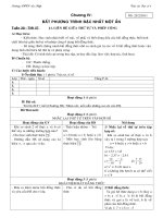 bài 1: Liên hệ giữa thứ tự và phép cộng