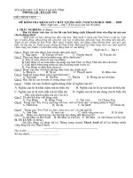 Đề kiểm tra khảo sát chất lượng đầu năm