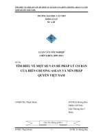 Tìm hiểu về một số vấn đề pháp lý cơ bản của hiến chương ASEAN và nền pháp quyền việt nam