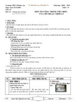 mot so cong trinh mi thuat thoi ky