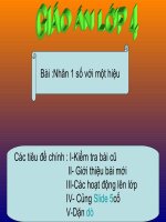 Toan 4Nhan mot so voi mot hieu