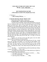 Ban thanh tich CĐCS VNXS