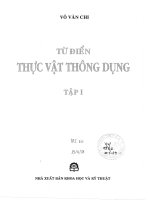 Từ điển thực vật thông dụng