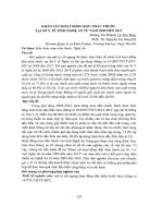 Khảo sát hoạt động đấu thầu thuốc tại sở y tế tỉnh nghệ an từ năm 2009 đến 2012 