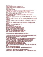 CẤU TRÚC CÂU CHỦ ĐỘNG, BỊ ĐỘNG CÁC THÌ