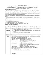 Giáo án mầm non bé cần gì để lớn lên