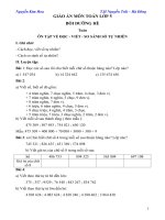 ÔN HÈ TOÁN 4 LÊN 5