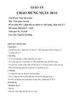 Giáo án nhận biết đến 7 mầm non