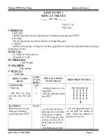 GIÁO ÁN THỂ DỤC 6 CẢ NĂM