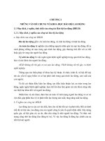 CHƯƠNG i những vấn đề chung về khoa học bảo hộ lao động 