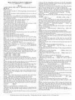 1 so de thi TN có d/a + 1 de ly rat hay