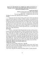 Khảo sát ảnh hưởng của nhiệt độ, thời gian nuôi cấy tới khả năng sinh tổng hợp proteasen ngoại bào của bacillus subtilis natto 