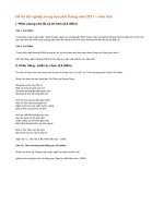 Đề & gợi ý Ngữ văn TN THPT 2011