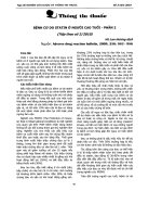 Bệnh cơ do statin ở người cao tuổi   phần 2 (tiếp theo số 2 2010) (bài dịch) 