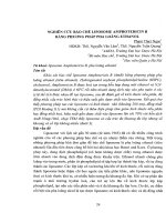 Nghiên cứu bào chế liposone amphotericin b bằng phương pháp pha loãng ethanol 