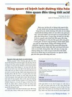 Tổng quan về bệnh loét đường tiêu hóa liên quan đến tăng tiết acid (bài dịch) 