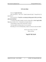 Tìm hiểu và mô phỏng hệ thống phanh ABS trên ôtô bằng phần mềm swishmax (KL02342)