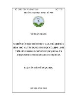 Nghiên cứu đặc điểm thực vật, thành phần hóa học và tác dụng sinh học của hai loài tầm gửi taxillus chinensis (DC ) dans