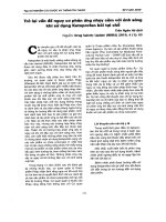 Trở lại vấn đề nguy cơ phản ứng nhạy cảm với ánh sáng khi sử dụng ketopprofen bôi tại chỗ (bài dịch) 