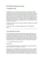 Giải Thích Thành ngữ