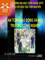 Bài giảng ATLĐ và MTCN 