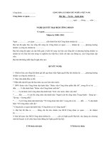 Mẫu nghị quyết của đại hội công đoàn