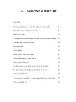 PHẦN i   đại CƯƠNG VI SINH y học 