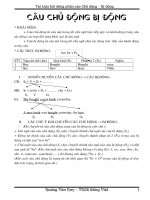 Ngữ pháp câu chủ động   bị động