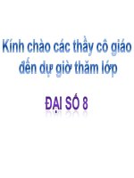 Bài giảng Phân thức đại số 8  Thi gv dạy giỏi