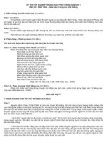 Gợi ý làm bài môn ngữ văn chuẩn