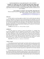 NGHIÊN cứu THIẾT kế, CHẾ tạo THIẾT bị PHUN PHỦ NHIỆT KHÍ cầm TAY sử DỤNG ĐỘNG cơ cấp dây THAY THẾ TUỐC BIN KHÍ