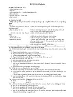 Đề thi thử học kì I môn Vật Lý 8  đề số 18