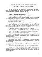 KInh nghiệm làm bài thi môn Sinh học