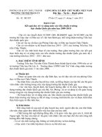 Báo cáo trường đạt chuấn quốc gia 2010 2011