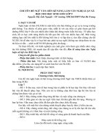 CHUYÊN ĐỀ NGỮ VĂN: RÈN KĨ NĂNG LÀM VĂN NGHỊ LUẬN XÃ HỘI CHO HỌC SINH GIỎI LỚP 9