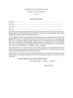 Mẫu đơn xin việc vị trí lập trình viên PHP