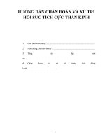 HƯỚNG dẫn CHẨN đoán và xử TRÍ hồi sức TÍCH cực THẦN KINH 