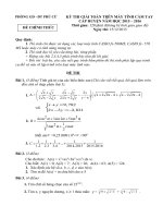 Đề thi, hướng dẫn chấm giải toán bằng máy tính cầm tay cấp huyện huyện phù cừ 2015 2016