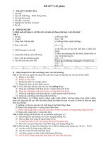 Đề thi thử học kì I môn Vật Lý 8  đề số 16