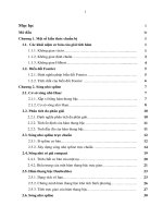 Sóng nhỏ spline và một số ứng dụng (LV01054)