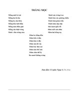 Một số bài đồng dao dạy trẻ MN   Thu thủy