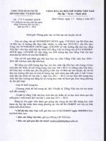 Chuẩn bị cho HS vào lớp 1 (các trường nộp về PGD ngày 8 tháng 5 năm 2011)