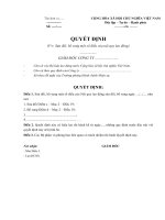 Quyết định sửa đổi, bổ sung một số điều của nội quy lao động