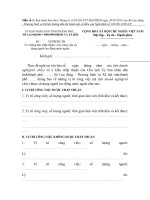 Thông báo chấp thuận vị trí công việc sử dụng người lao động nước ngoài